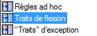 Traits De Flexion